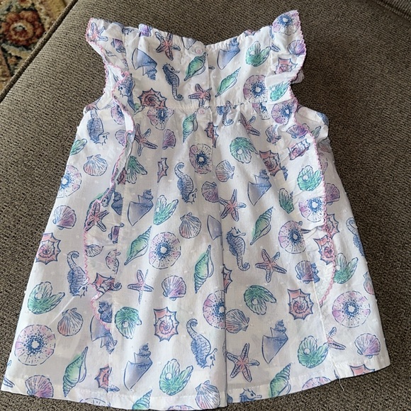Picapino Girls Seahorse and Shells Two Piece Set Size 18M - Picture 5 of 7